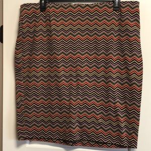 Knee-length, knit skirt by Lane Bryant
